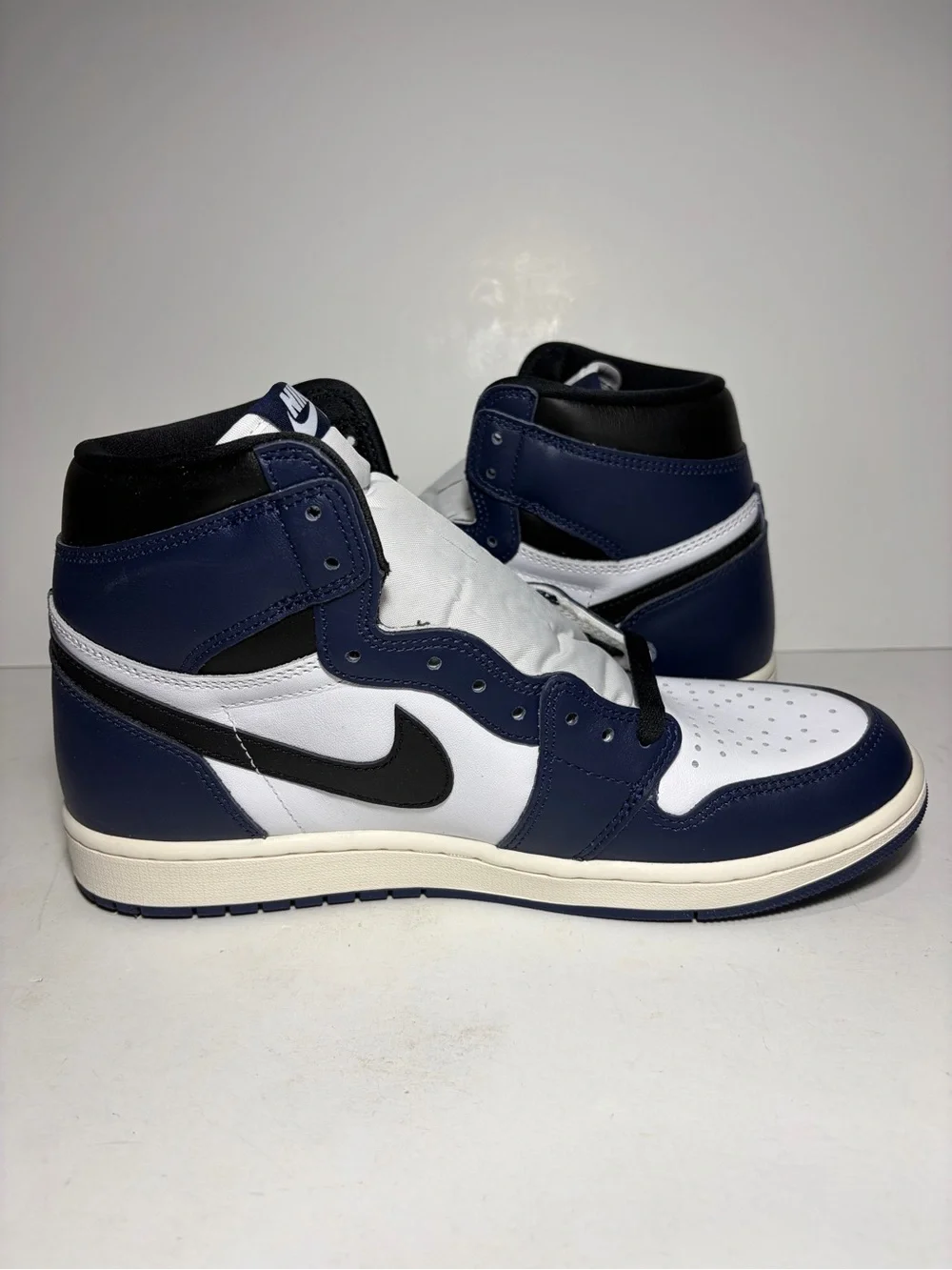 Nike Air Jordan 1 High OG Midnight Navy Black White Sneakers US 10 DZ5485-401